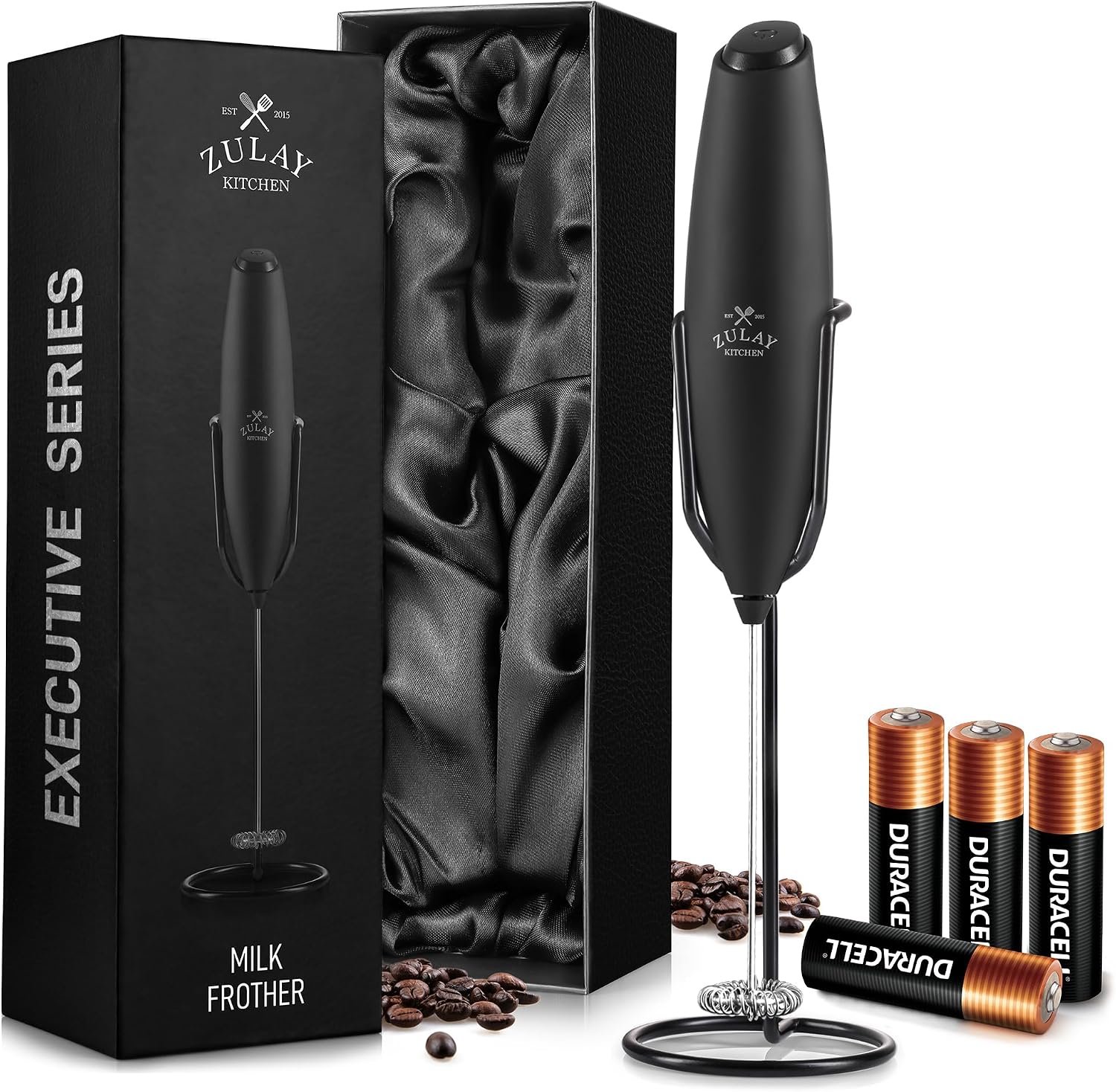 Electric Milk Frother Handheld - Электрический ручной вспениватель молока для латте,