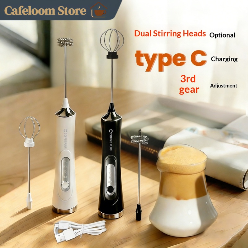 Electric Milk Frother Handheld - Coffee Plus – портативный электрический вспениватель
