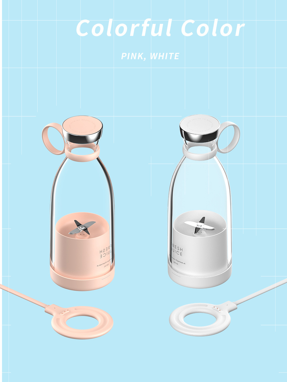 Usb зарядное устройство для по – обзор и цена Portable Blender Usb Rechargeable