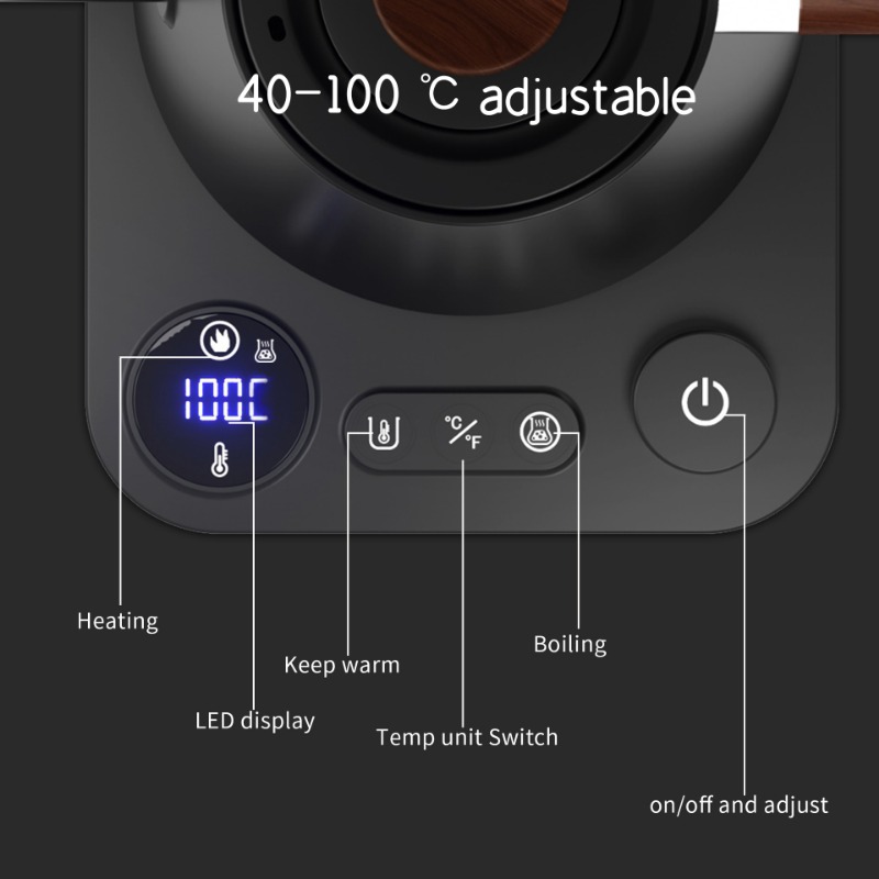 1200 Вт интеллектуальный элект – обзор и цена Electric Kettle Temperature Control